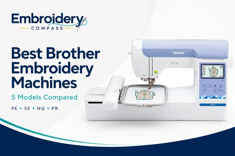 Best Brother embroidery machines featuring the Brother PE900