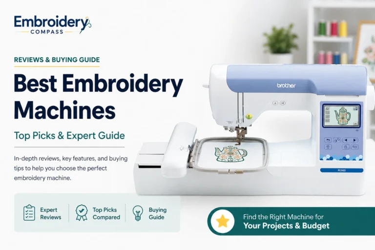 Best embroidery machines featuring the Brother PE900 embroidery machine